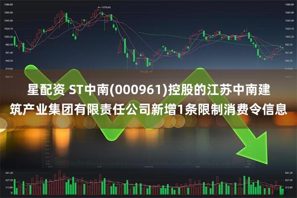 星配资 ST中南(000961)控股的江苏中南建筑产业集团有限责任公司新增1条限制消费令信息
