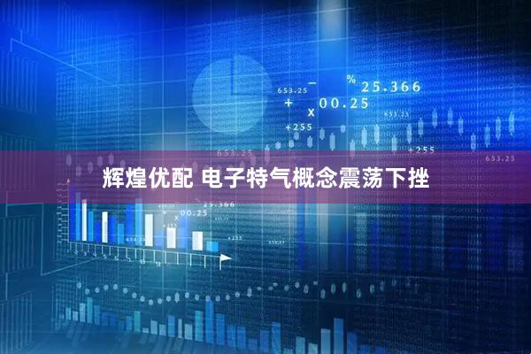 辉煌优配 电子特气概念震荡下挫